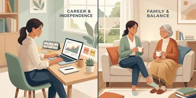 moving near family mid career infographic